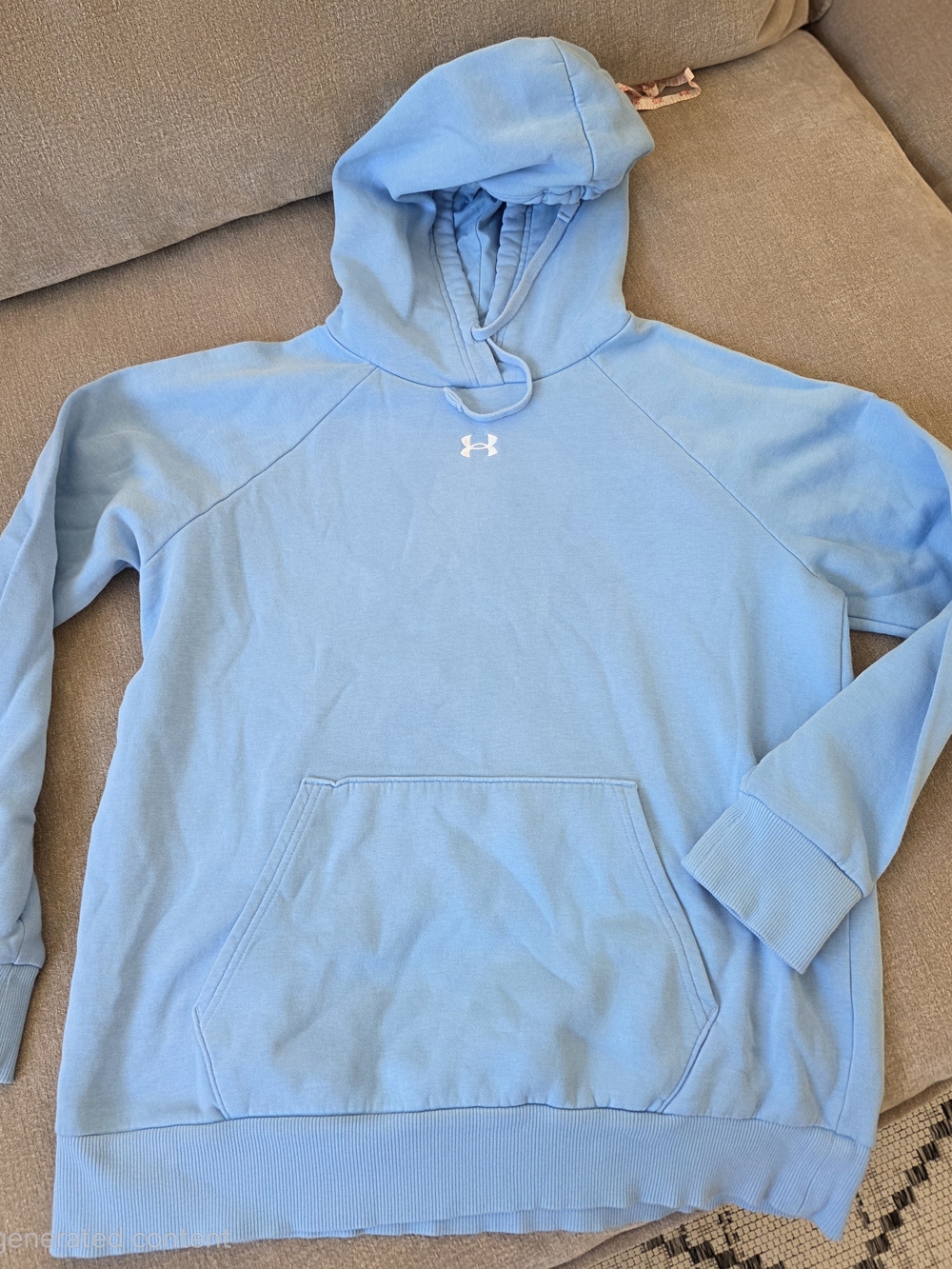 Under Armour Men’s Sky Blue Crewneck Hoodie
